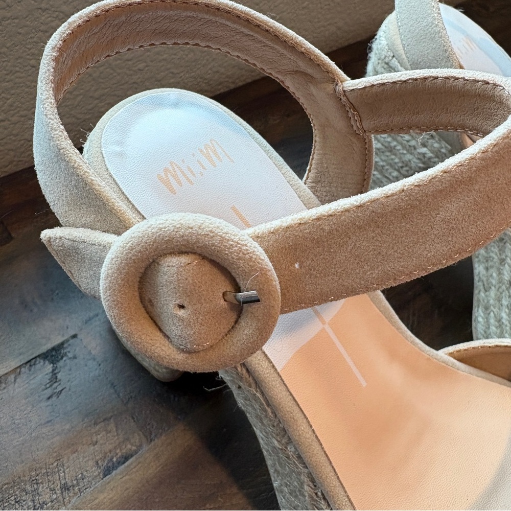 Miracle Miles Jana Espadrille Platform Sandals Womens 9 Boho Vacation Shoes NWOT - Picture 6 of 14